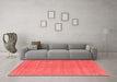 Contemporary Red Washable Rugs