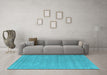 Machine Washable Abstract Light Blue Contemporary Rug in a Living Room, wshcon2354lblu