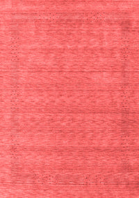 Abstract Red Contemporary Rug, con2354red