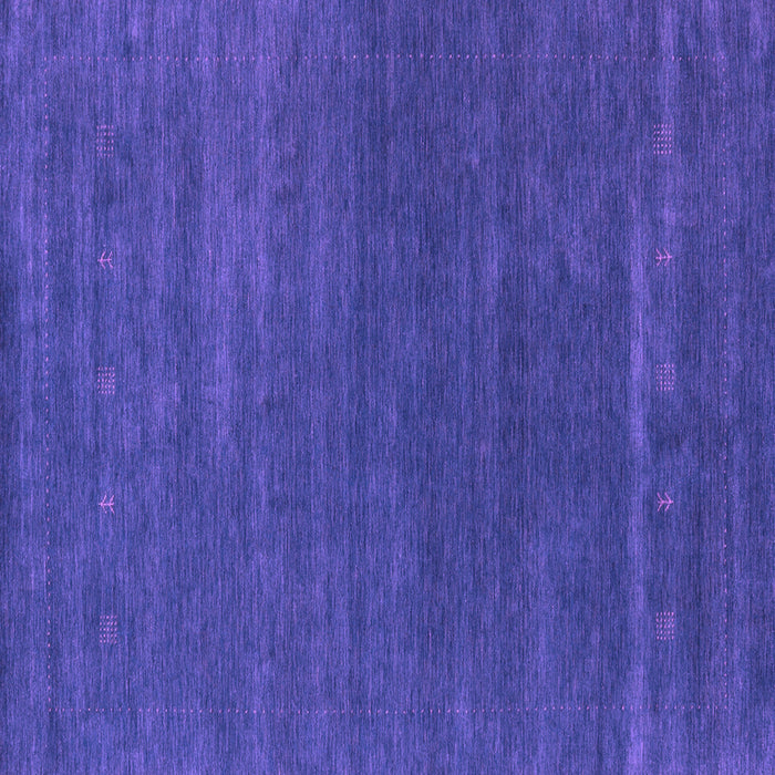 Square Machine Washable Abstract Purple Contemporary Area Rugs, wshcon2355pur