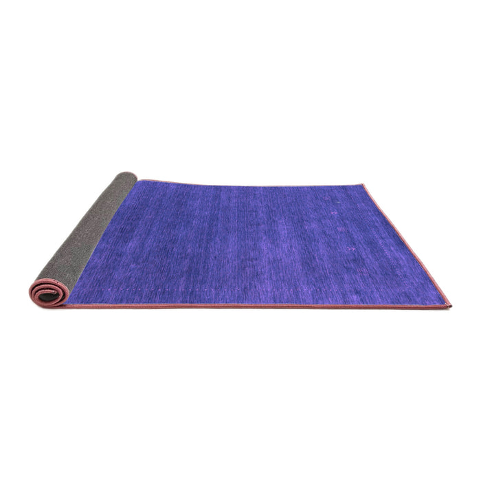 Sideview of Abstract Purple Contemporary Rug, con2355pur