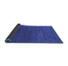 Sideview of Abstract Blue Contemporary Rug, con2355blu