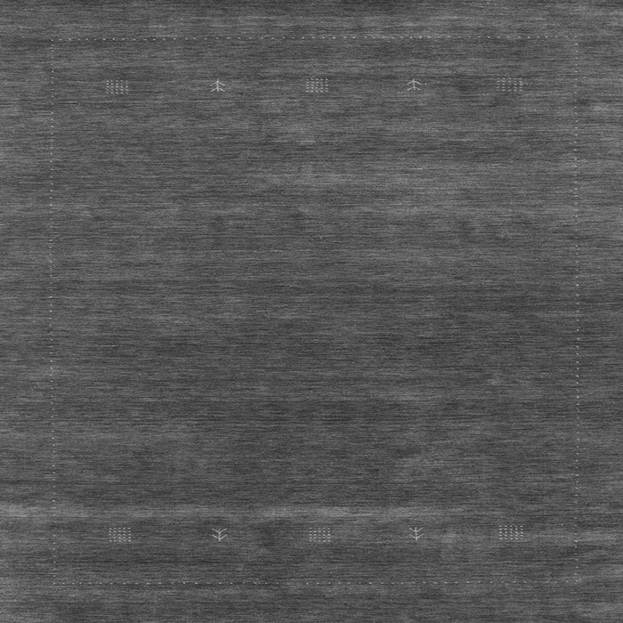 Round Machine Washable Abstract Gray Contemporary Rug, wshcon2355gry