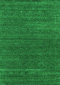 Abstract Green Contemporary Rug, con2355grn