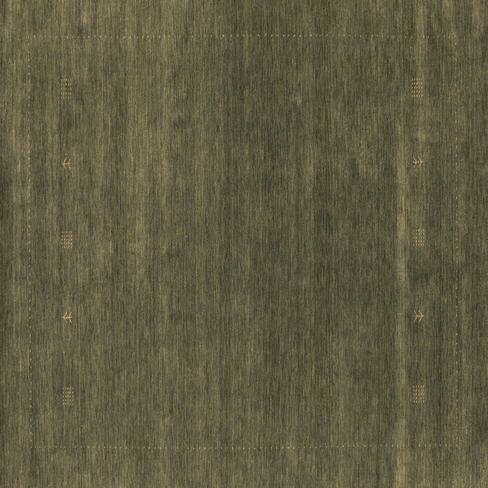 Square Machine Washable Abstract Brown Contemporary Rug, wshcon2355brn