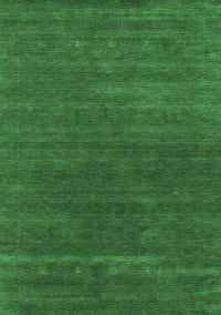 Abstract Emerald Green Contemporary Rug, con2355emgrn