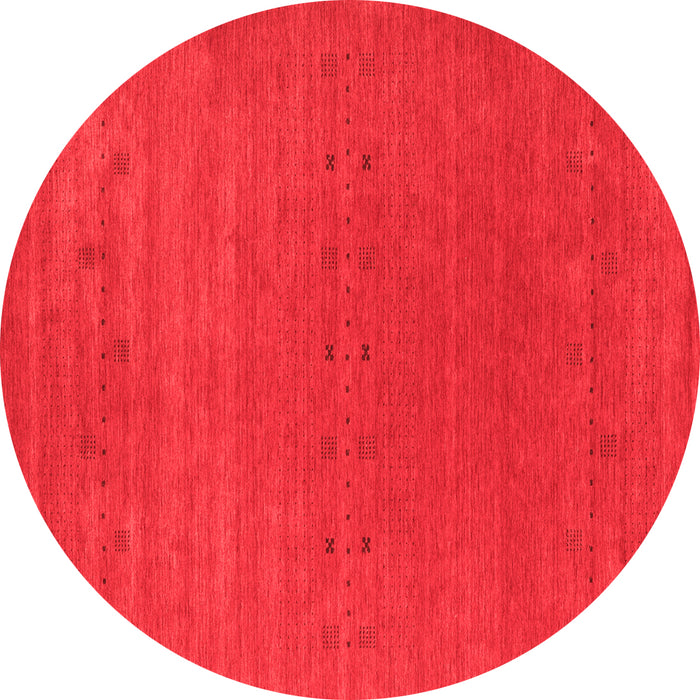 Machine Washable Abstract Red Contemporary Rug, wshcon2356red