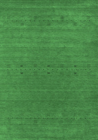 Abstract Emerald Green Contemporary Rug, con2356emgrn