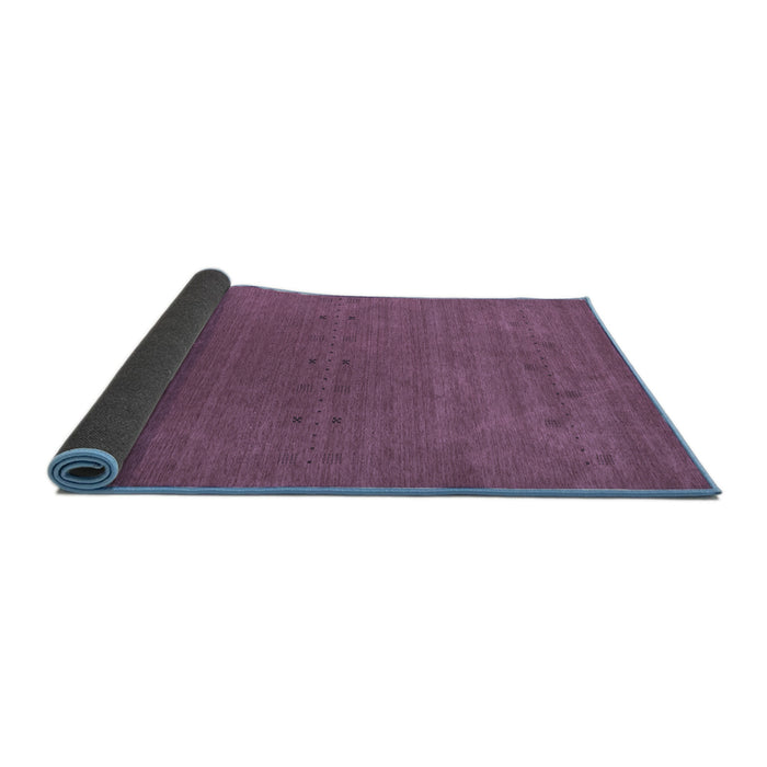 Sideview of Abstract Blue Contemporary Rug, con2356blu