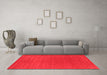 Contemporary Red Washable Rugs