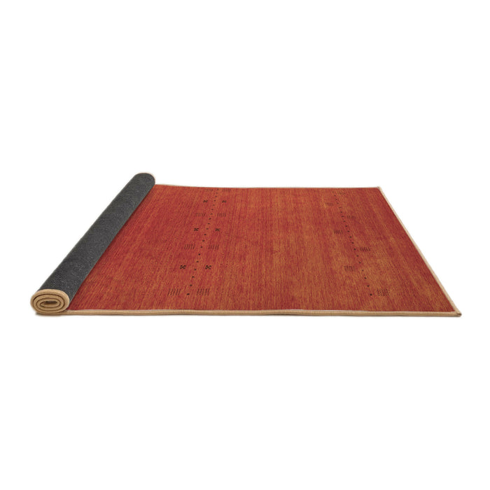 Sideview of Abstract Brown Contemporary Rug, con2356brn