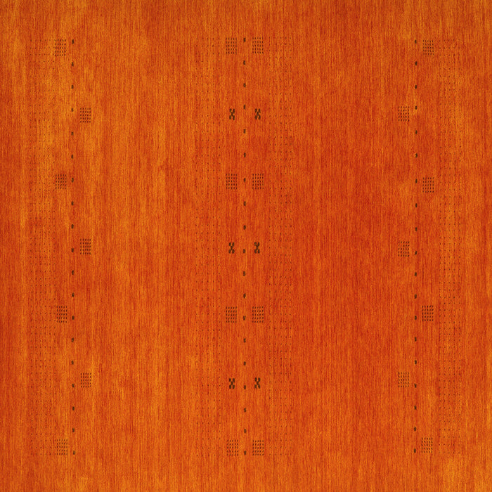 Square Machine Washable Abstract Yellow Contemporary Rug, wshcon2356yw