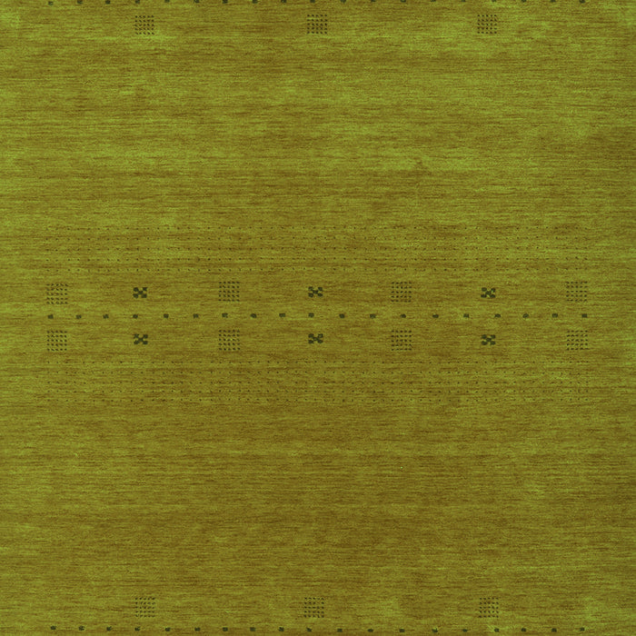 Serging Thickness of Machine Washable Abstract Green Contemporary Area Rugs, wshcon2356grn