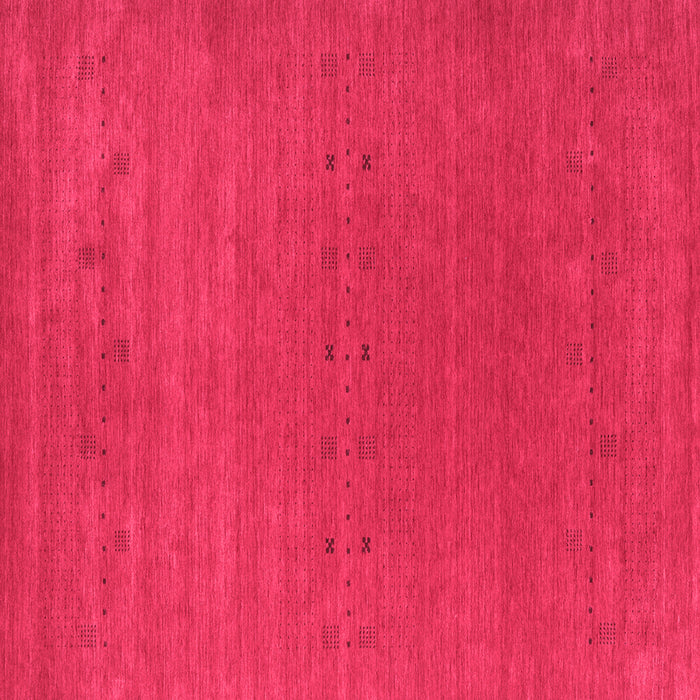 Square Machine Washable Abstract Pink Contemporary Rug, wshcon2356pnk