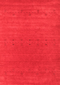 Abstract Red Contemporary Rug, con2356red