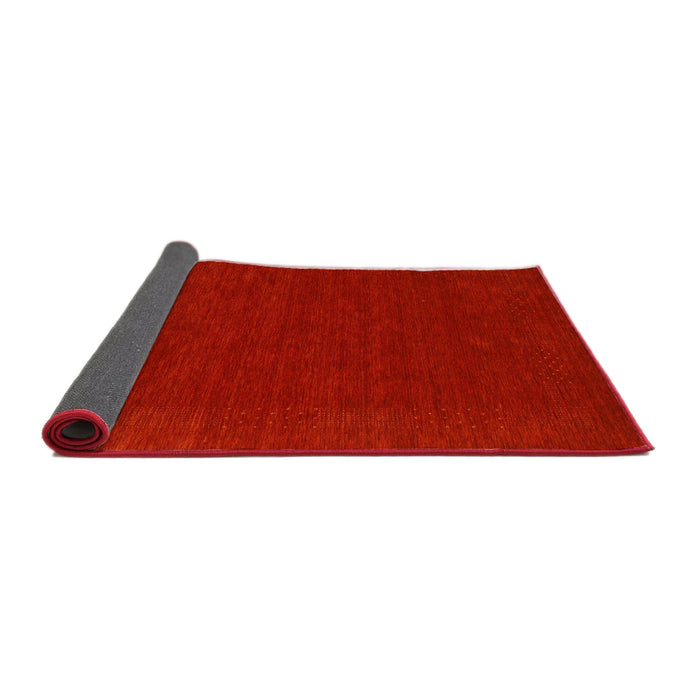 Thickness of Contemporary Neon Red Modern Rug, con2357