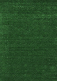 Abstract Emerald Green Contemporary Rug, con2357emgrn