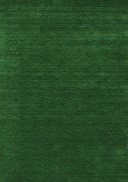 Abstract Emerald Green Contemporary Rug, con2357emgrn