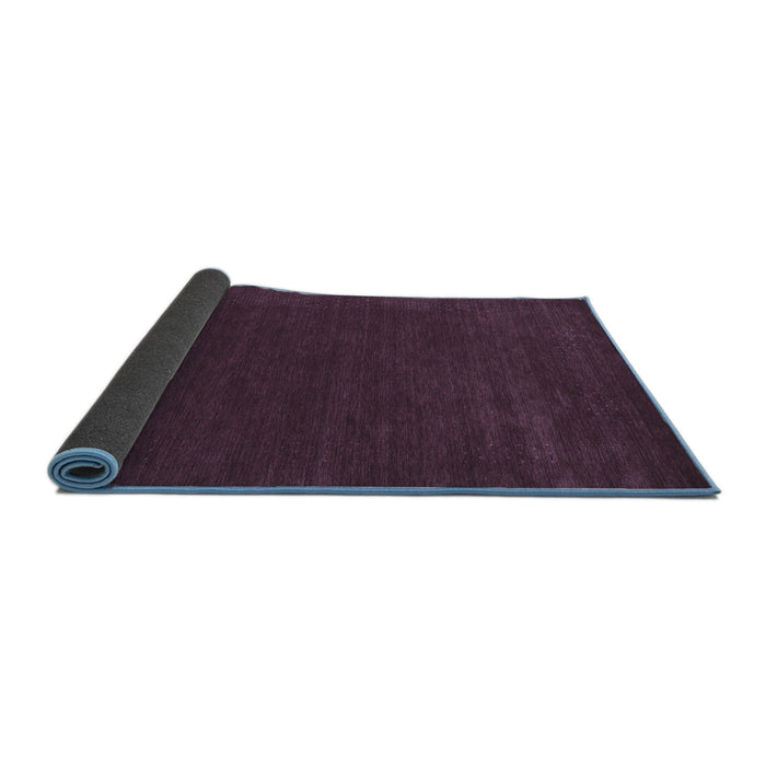 Sideview of Abstract Blue Contemporary Rug, con2357blu