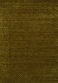 Abstract Green Contemporary Rug, con2357grn