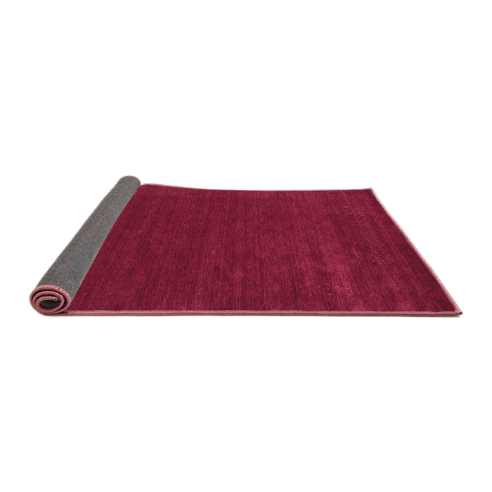 Sideview of Abstract Purple Contemporary Rug, con2357pur