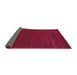 Sideview of Abstract Purple Contemporary Rug, con2357pur