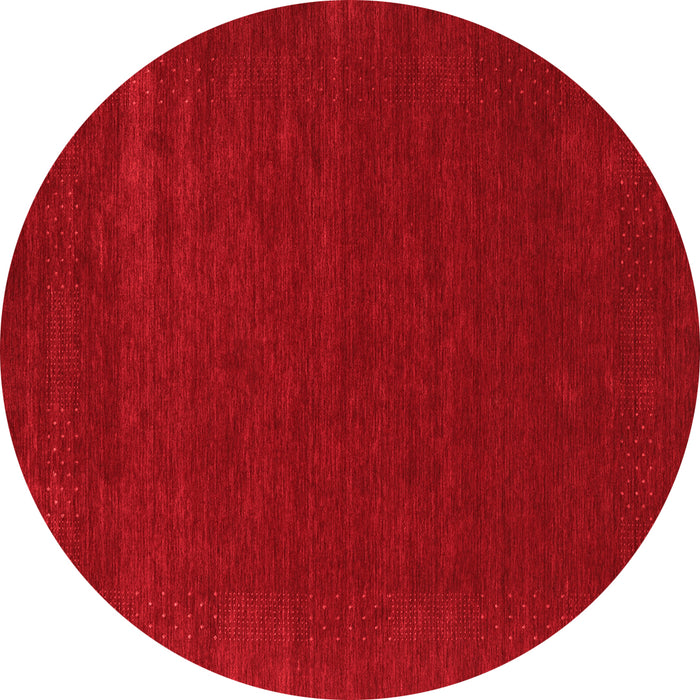 Machine Washable Abstract Red Contemporary Rug, wshcon2357red