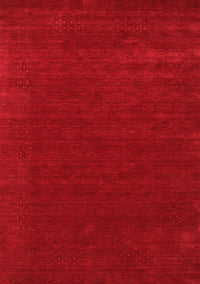 Abstract Red Contemporary Rug, con2357red