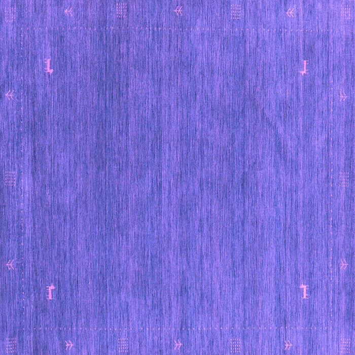 Square Abstract Purple Contemporary Rug, con2358pur