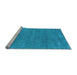 Sideview of Machine Washable Abstract Light Blue Contemporary Rug, wshcon2358lblu