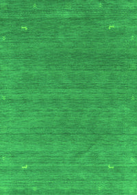 Abstract Green Contemporary Rug, con2358grn