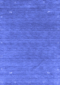 Abstract Blue Contemporary Rug, con2358blu