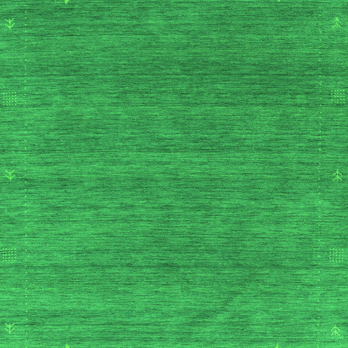 Serging Thickness of Machine Washable Abstract Green Contemporary Area Rugs, wshcon2358grn