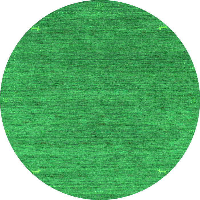 Machine Washable Abstract Green Contemporary Area Rugs, wshcon2358grn