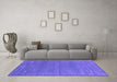 Machine Washable Abstract Purple Contemporary Area Rugs in a Living Room, wshcon2358pur