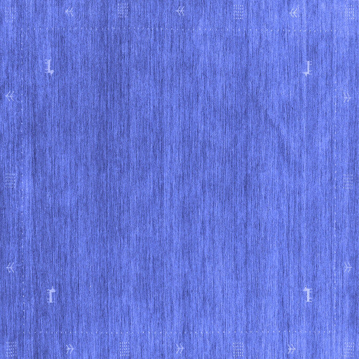 Square Machine Washable Abstract Blue Contemporary Rug, wshcon2358blu