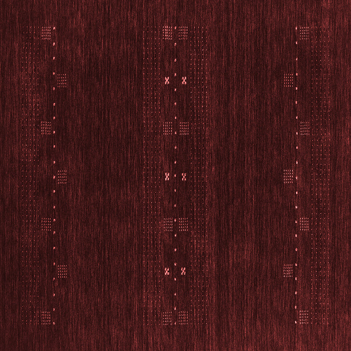 Machine Washable Abstract Red Contemporary Rug, wshcon2359red