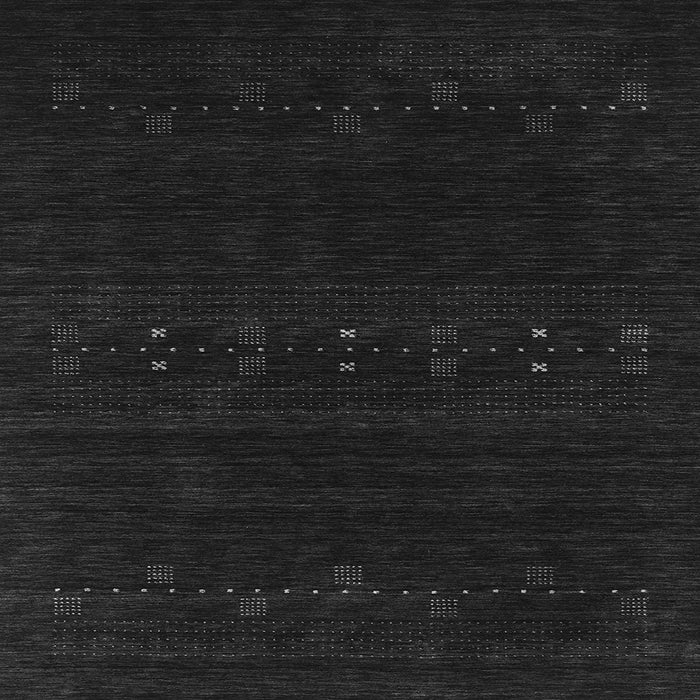 Serging Thickness of Abstract Gray Contemporary Rug, con2359gry