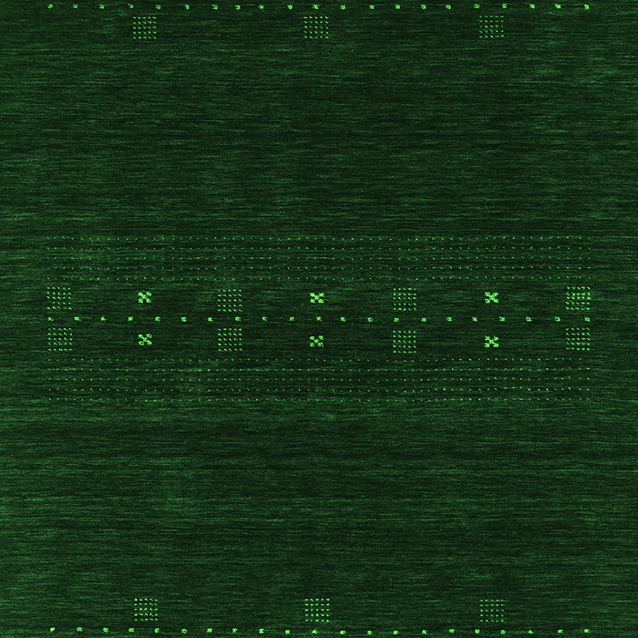 Serging Thickness of Machine Washable Abstract Green Contemporary Area Rugs, wshcon2359grn