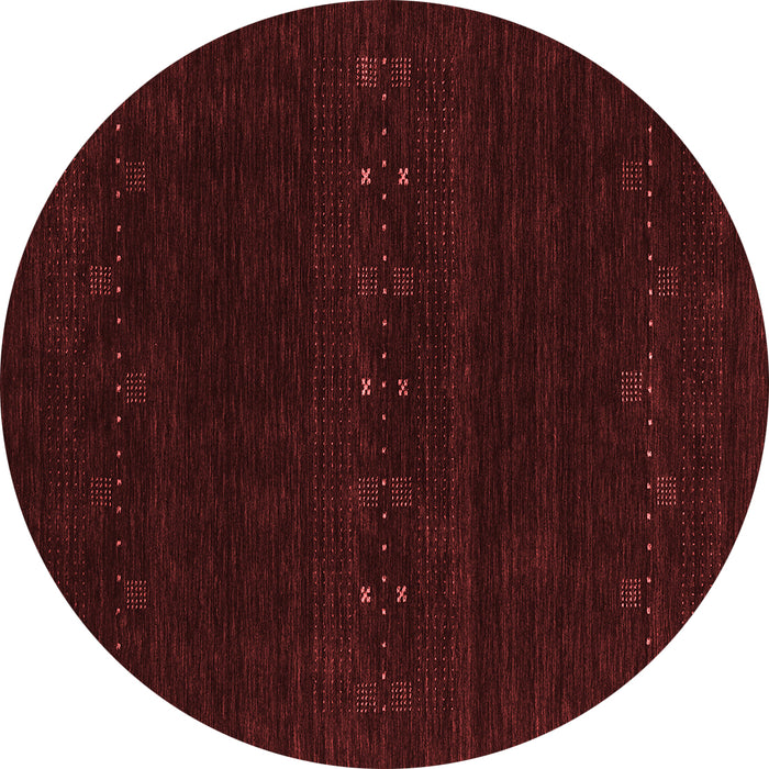 Machine Washable Abstract Red Contemporary Rug, wshcon2359red