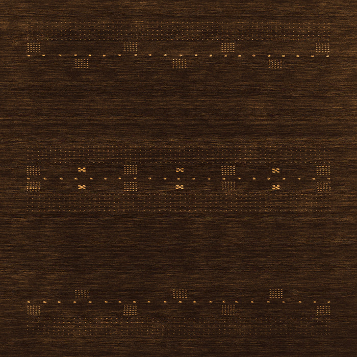 Serging Thickness of Abstract Orange Contemporary Rug, con2359org