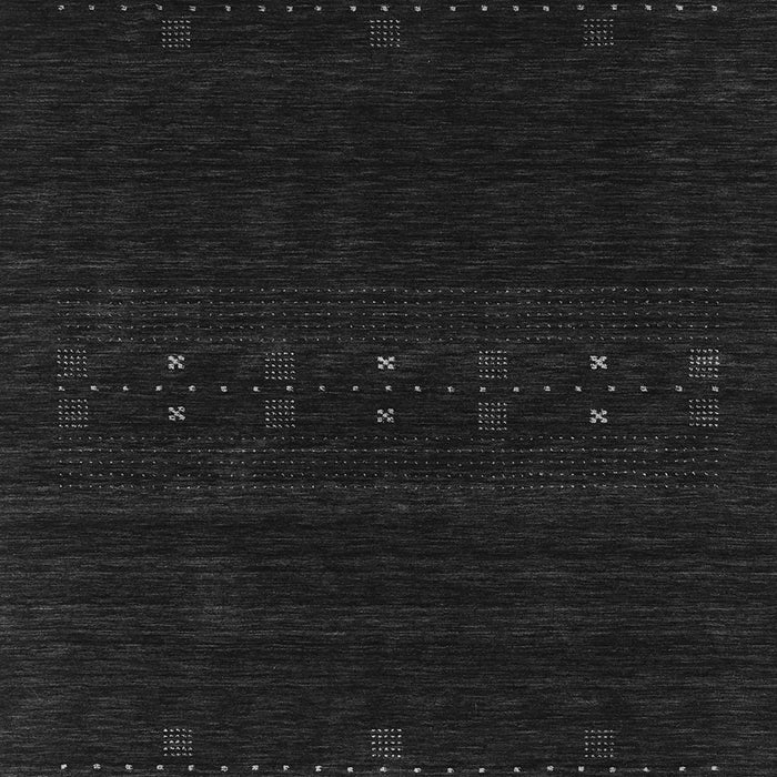 Serging Thickness of Machine Washable Abstract Gray Contemporary Rug, wshcon2359gry