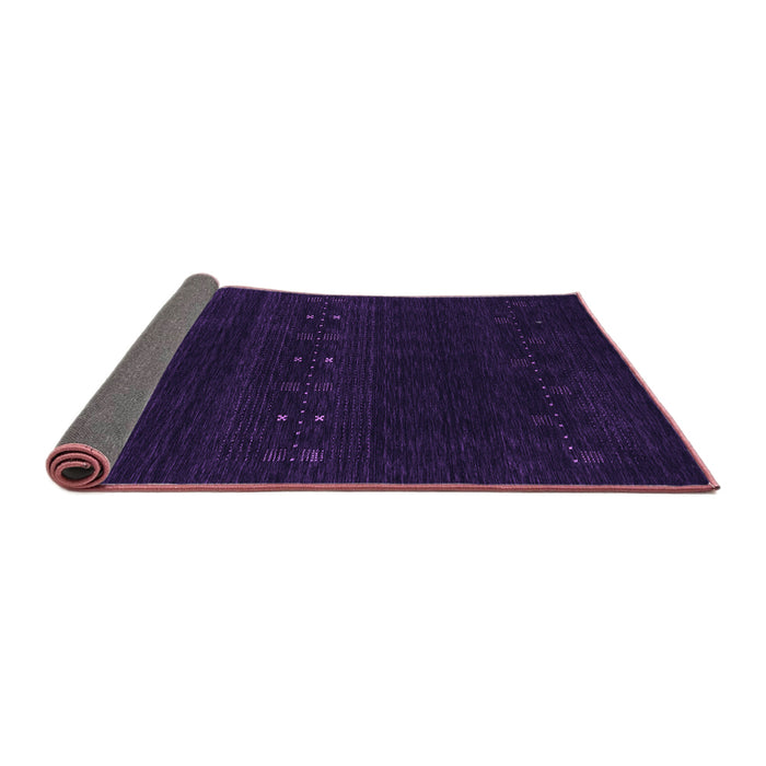 Sideview of Abstract Purple Contemporary Rug, con2359pur
