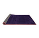 Sideview of Abstract Purple Contemporary Rug, con2359pur