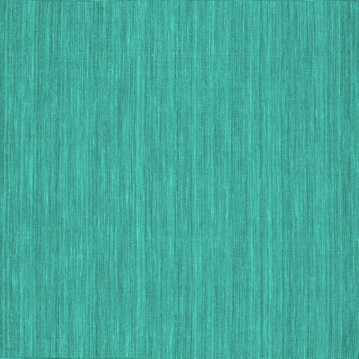 Square Machine Washable Abstract Turquoise Contemporary Area Rugs, wshcon235turq