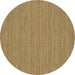 Round Abstract Brown Contemporary Rug, con235brn