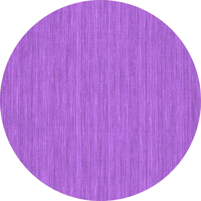 Round Machine Washable Abstract Purple Contemporary Area Rugs, wshcon235pur