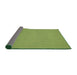 Thickness of Contemporary Green Modern Rug, con236