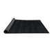 Thickness of Contemporary Gunmetal Green Modern Rug, con2360