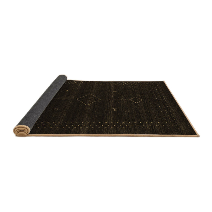 Sideview of Abstract Brown Contemporary Rug, con2360brn